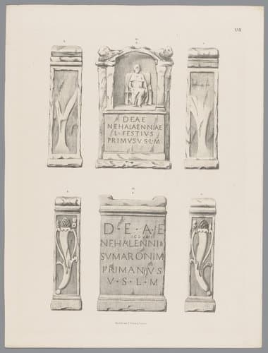 Twee Nehalennia-altaren, pl. XVII