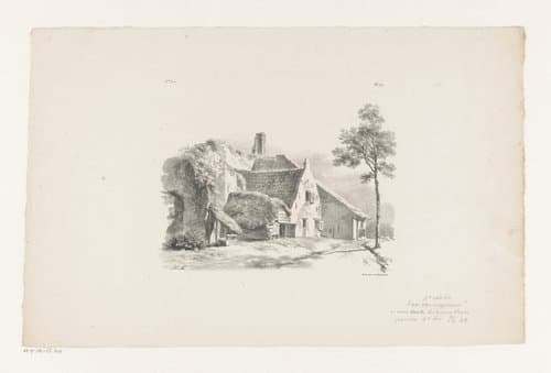 Landschap studiën vijfde levering by Barend Cornelis Koekkoek