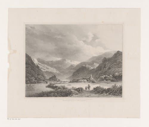 Gezicht op het Ahrdal by Barend Cornelis Koekkoek