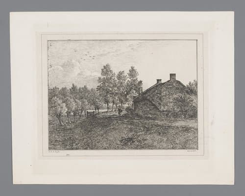 Boerderij bij Dordrecht by Arie Ketting de Koningh