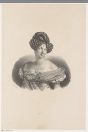 Portret van Henriette Sontag by anonymous