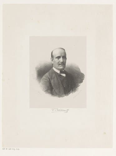Portret van Tobias van Westrheene by Jan Mesker