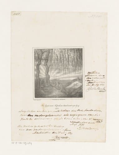 Graf van Napoleon op Sint-Helena by Roelof van der Meulen