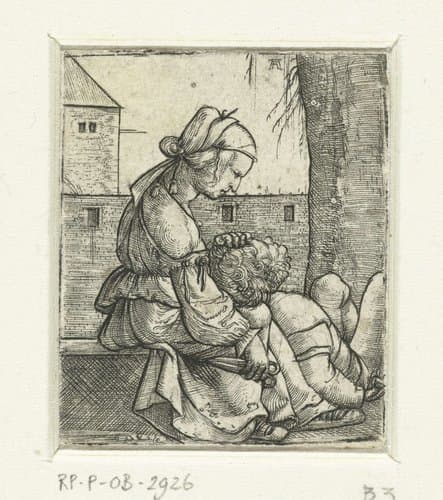 Simson en Delila by Albrecht Altdorfer