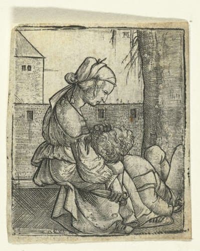 Simson en Delila by Albrecht Altdorfer