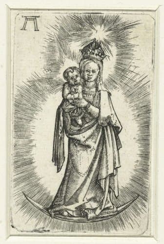 Madonna op de maansikkel by Albrecht Altdorfer
