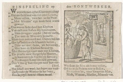 Zinspeeling op den bontwerker by Hendrik Numan
