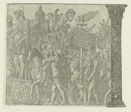 Triomftocht van Julius Caesar by Andrea Andreani
