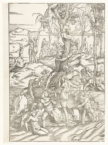 Zondvloed (rechterhelft) by Nicolò Boldrini