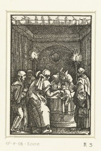 Joachims offer wordt geweigerd by Albrecht Altdorfer