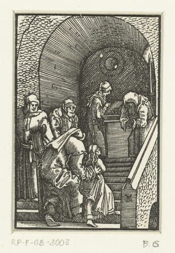 Presentatie van Maria in de tempel by Albrecht Altdorfer