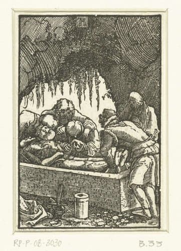 De val en verlossing van de mensheid by Albrecht Altdorfer