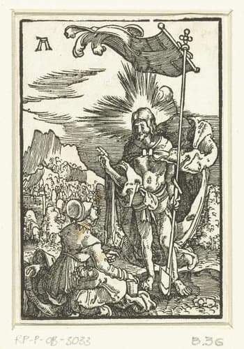 De val en verlossing van de mensheid by Albrecht Altdorfer