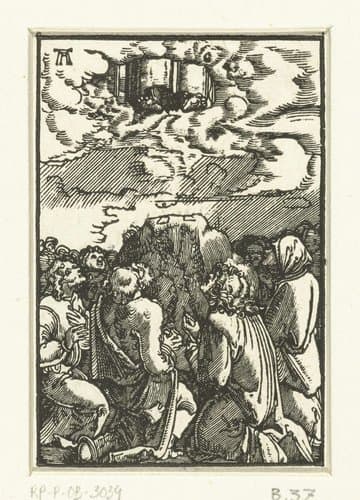 Hemelvaart van Christus by Albrecht Altdorfer
