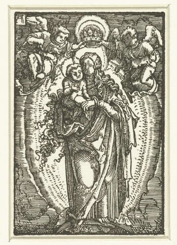 Kroning van Maria by Albrecht Altdorfer