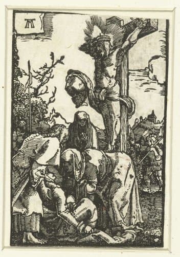 Christus aan het kruis by Albrecht Altdorfer