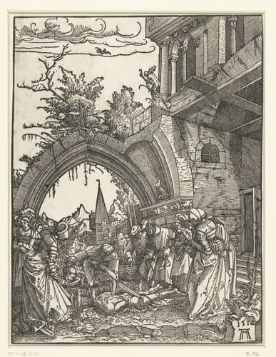 Onthoofding van Johannes de Doper by Albrecht Altdorfer