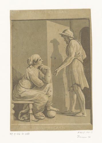 Kunstenaar Rafaël en zijn maîtresse by Ugo da Carpi