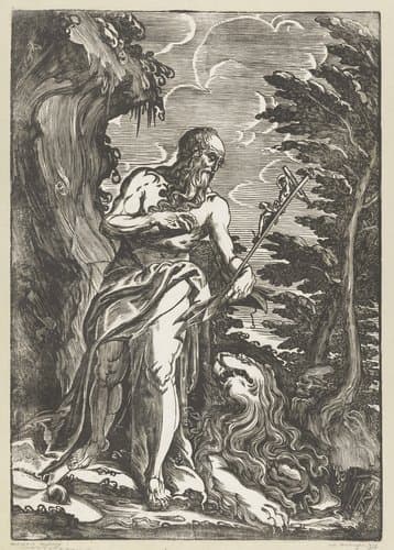 Heilige Hieronymus in de wildernis
