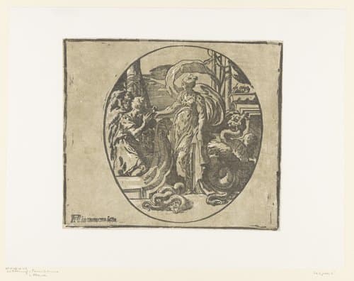 Odysseus op het eiland van Circe by Antonio da Trento
