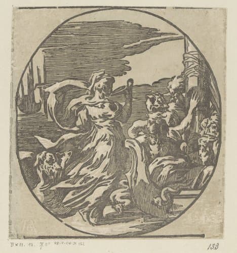 Circe drinkend by Antonio da Trento