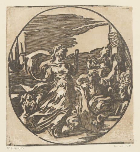 Circe drinkend by Antonio da Trento