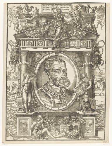Portret van Karel V van Habsburg by Nicolò della Casa