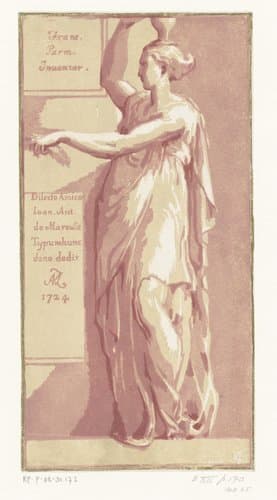 Staande vrouw by Anton Maria I Zanetti