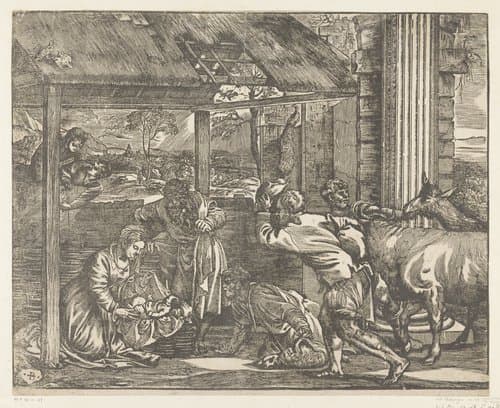 Aanbidding door de herders