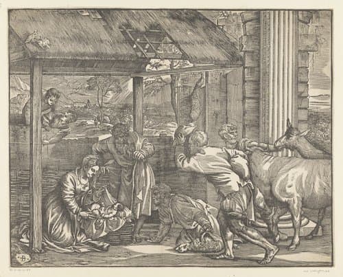 Aanbidding door de herders