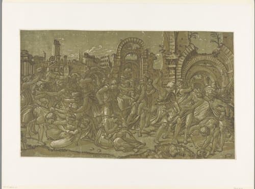 Kindermoord te Betlehem by Monogrammist NDB