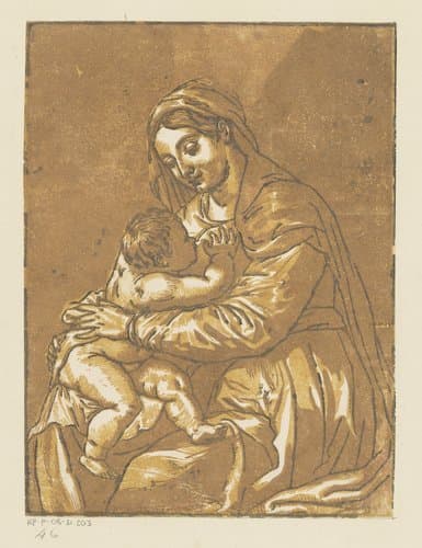 Maria met Kind by anonymous