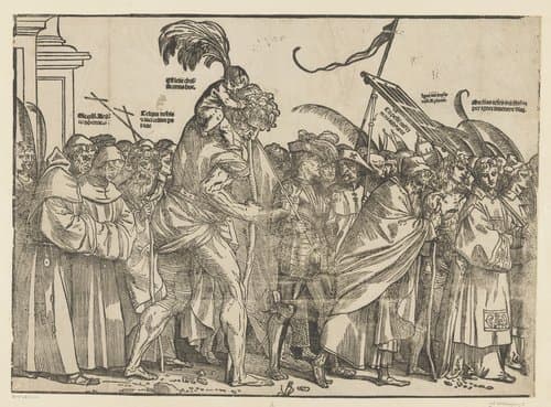 Triomf van Christus (eerste deel) by anonymous