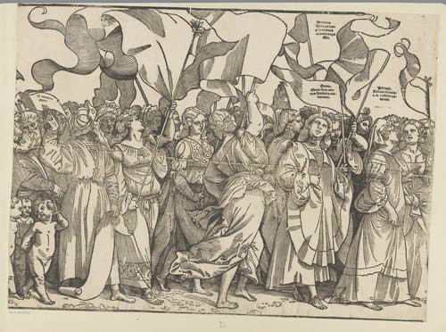 Triomf van Christus (vierde deel) by anonymous