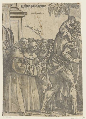 Triomf van Christus (eerste deel) by anonymous