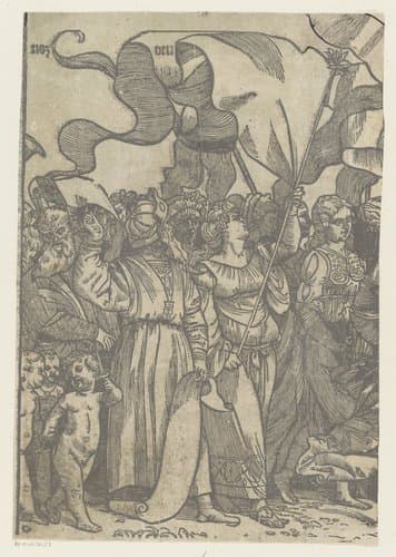 Triomf van Christus (zevende deel) by anonymous