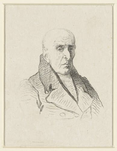 Portret van Pieter Pzn Barbiers by Johan Georg Gerstenhauer Zimmerman