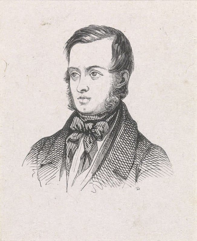 Portret van Johannes Warnardus Bilders by Monogrammist D