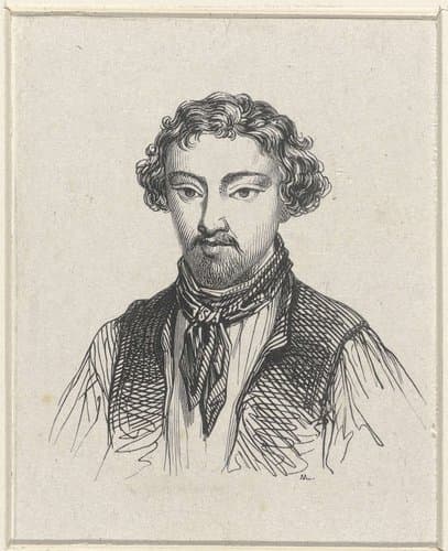 Portret van Eugenius Frans de Block by Monogrammist M (Duitsland)