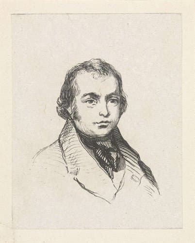 Portret van Ferdinand de Braekeleer de Oude by anonymous