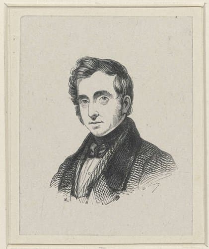 Portret van Louis Henry de Fontenay