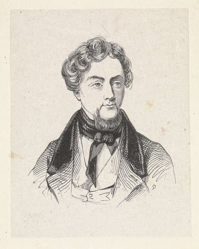 Portret van Jules Victor Genisson by Monogrammist D