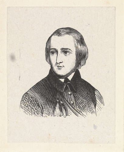 Portret van Willem Geefs by anonymous