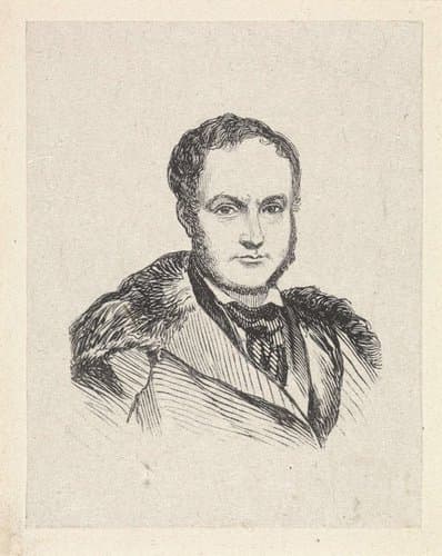Portret van Henri Van der Haert by anonymous