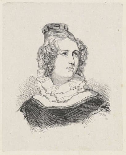 Portret van Charlotte Hay by Monogrammist CH/VA