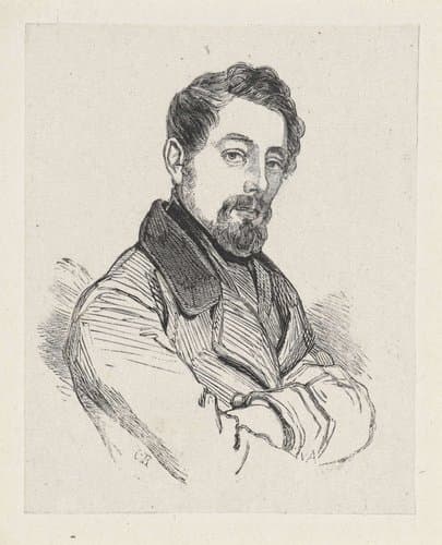 Portret van Laurent Joseph Hart by Monogrammist CR (19e eeuw)