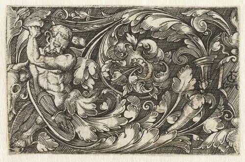 Ornament met centaur