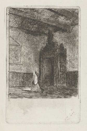 Interieur van een liturgisch gebouw