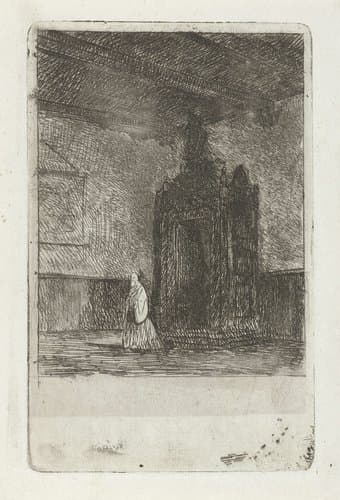 Interieur van een liturgisch gebouw
