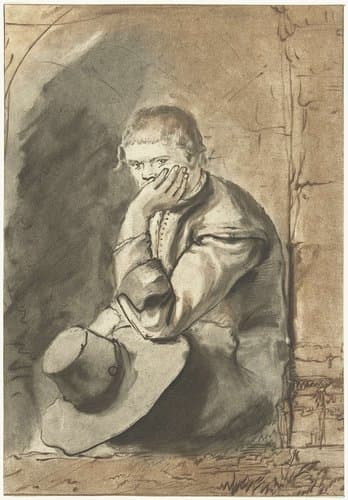 Zittende man by Jurriaan Cootwijck